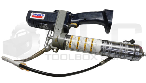 LINCOLN MODEL 1200 POWER LUBER GREASE GUN W/ CHARGER *NO BATTERY* - Image 3