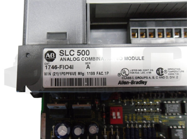 ALLEN BRADLEY 1746-FIO4I SER A SLC500 ANALOG COMBO I/O MODULE 1746-F1O41 - Image 4