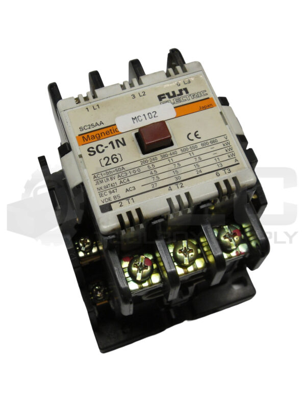 LOT OF 2 FUJI ELECTRIC SC-1N CONTACTOR SC25AA - Image 3