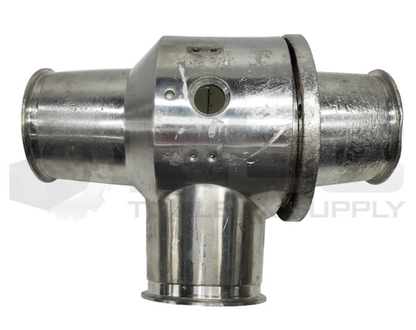 FLUID TRANSFER 3FT STAINLESS STEEL SANITARY TEE FITTING, 300WP - Image 3