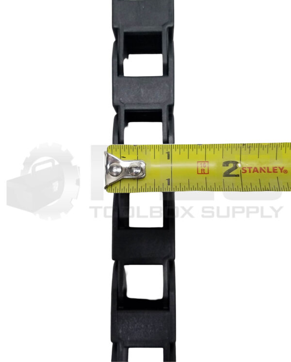 NEW IGUS 10.1.048 CABLE CARRIER E-CHAIN, 90 LINKS, 1" x 1" x 110" - Image 3