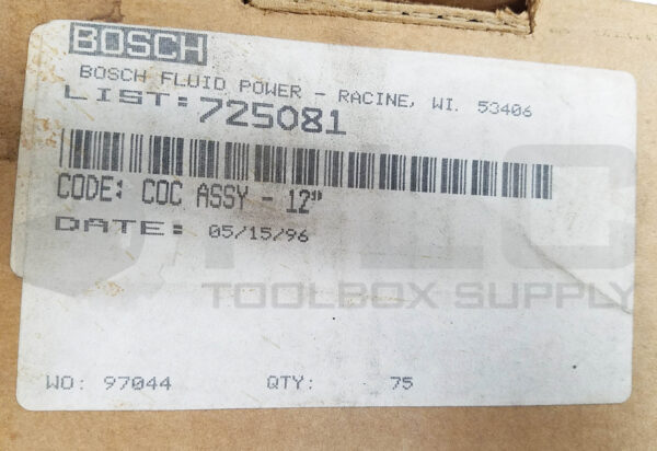 NEW BOSCH COC ASSY - 12" FILTER ASSEMBLY METAL COVER, 725081 220514 - Image 5