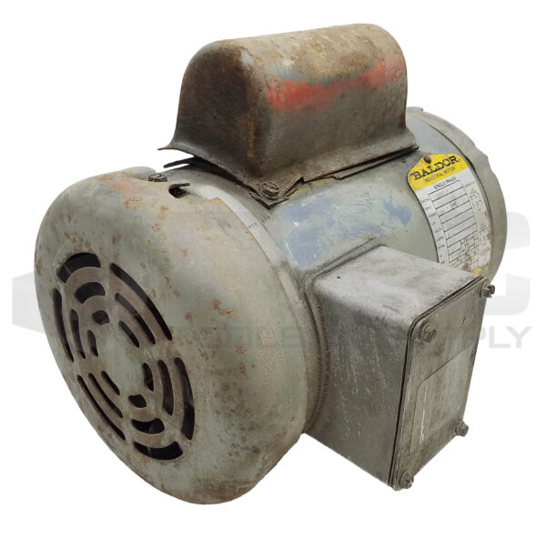 BALDOR L3505 MOTOR 1/2HP 1PH 1200RPM FR: 56, 35C11-156 - Image 2