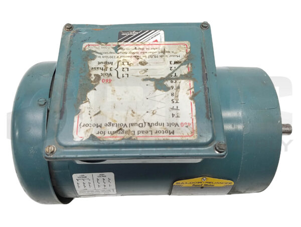 BALDOR VEUHM3538 MOTOR 1/2HP 3PH 1735RPM FR: 56C, 35X042P862G1 - Image 4