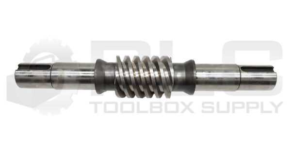NEW A-26446-2 WORM GEAR SHAFT 8620 L: 14-1/2"