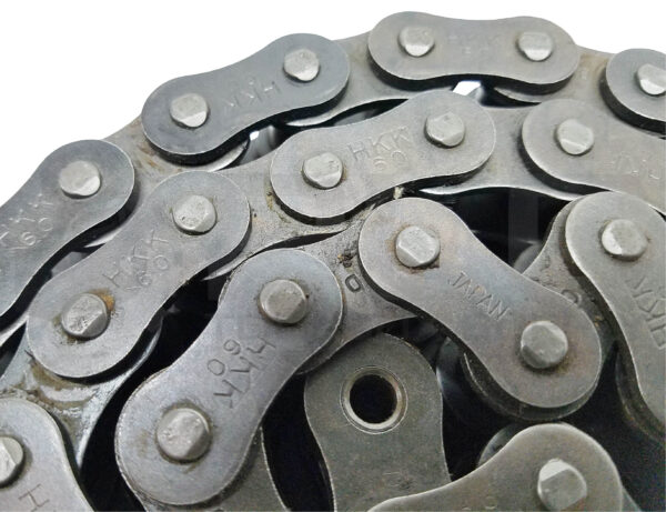 NEW HKK 60 DOUBLE STRAND ROLLER CHAIN 45", 60-R2 - Image 2