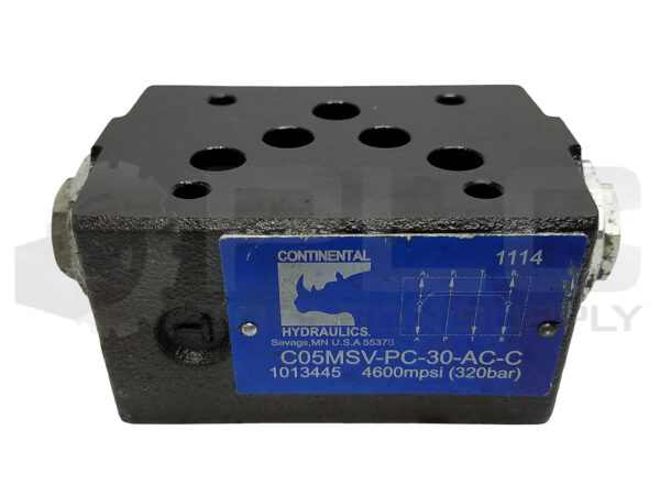 CONTINENTAL C05MSV-PC-30-AC-C VALVE 4600MPSI, 1013445