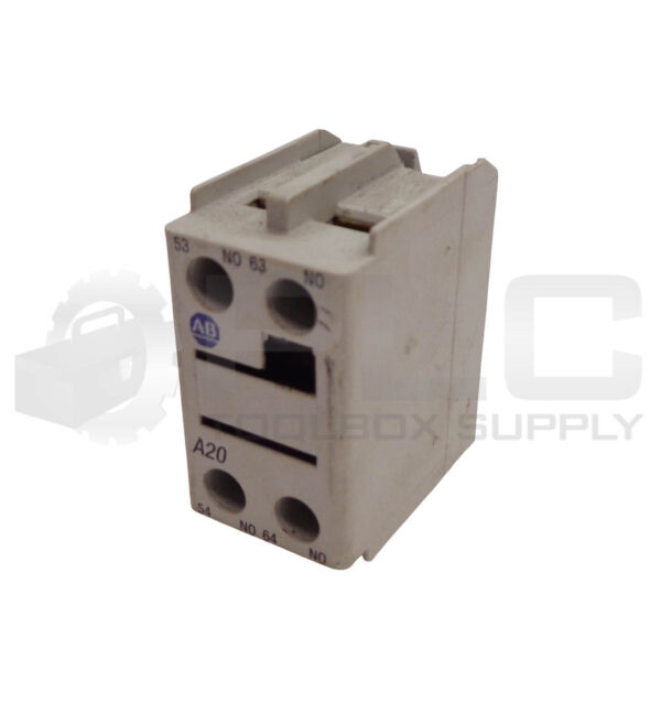 ALLEN BRADLEY 100-F SER A A20 CONTACT BLOCK