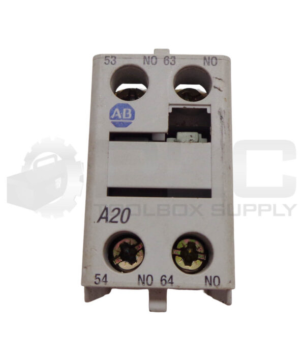 ALLEN BRADLEY 100-F SER A A20 CONTACT BLOCK - Image 3