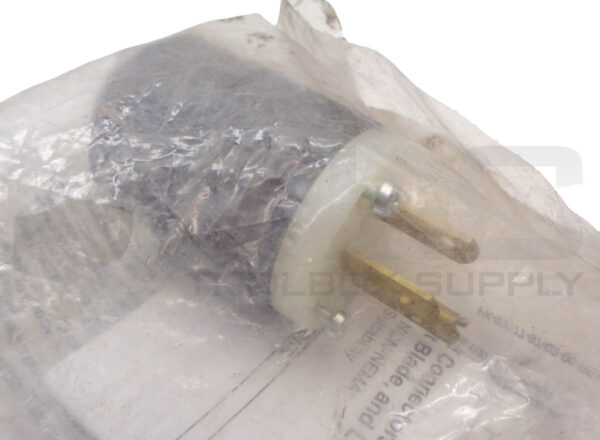 LOT OF 3 SEALED NEW LEVITON 171-5266-C / 5266-C GROUNDING PLUG STRAIGHT BLADE 2P - Image 3
