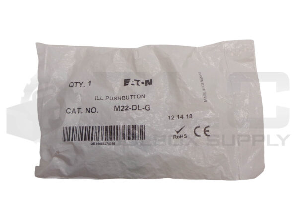 SEALED NEW EATON M22-DL-G GREEN ILLUMINATED PUSHBUTTON