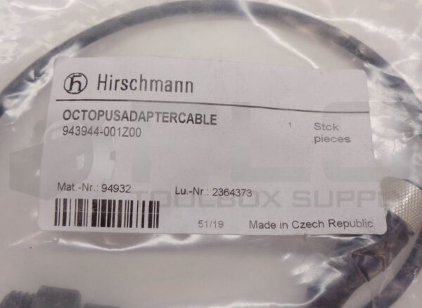 SEALED NEW HIRSCHMANN 943944-001Z00 OCTOPUS ADAPTER CABLE 94932 - Image 4