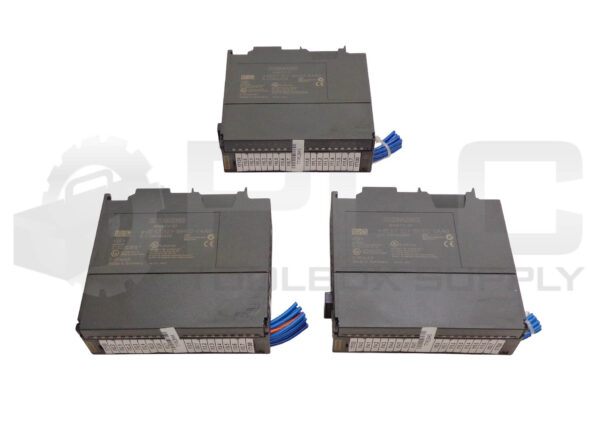 LOT OF 3 SIEMENS 1P 6ES7 321-1BH02-0AA0 SIMATIC S7 INPUT MODULE