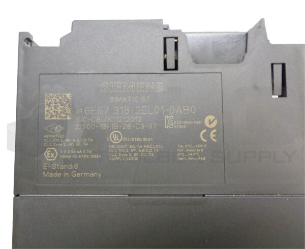 SIEMENS 1P 6ES7 318-3EL01-0AB0 SIMATIC S7-300 CENTRAL PROCESSING UNIT - Image 7