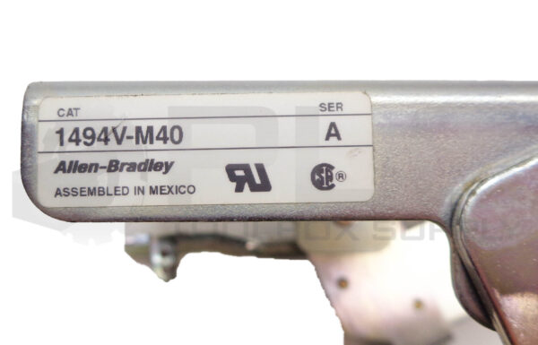 ALLEN BRADLEY 1494V-M40 SER A CIRCUIT BREAKER PROTECTOR - Image 4