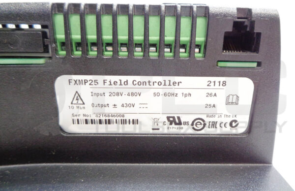 CONTROL TECHNOLOGIES FXMP25 FIELD CONTROLLER 2118 - Image 4