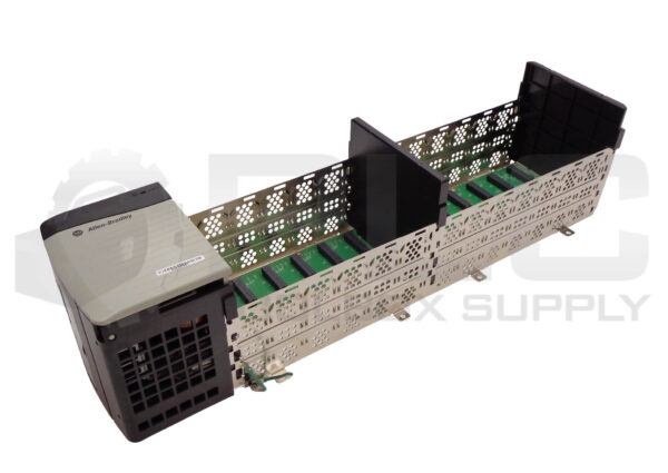 ALLEN BRADLEY 1756-PA72 /B POWER SUPPLY AC W/ 1756-A13 /B 13 SLOT CHASSIS
