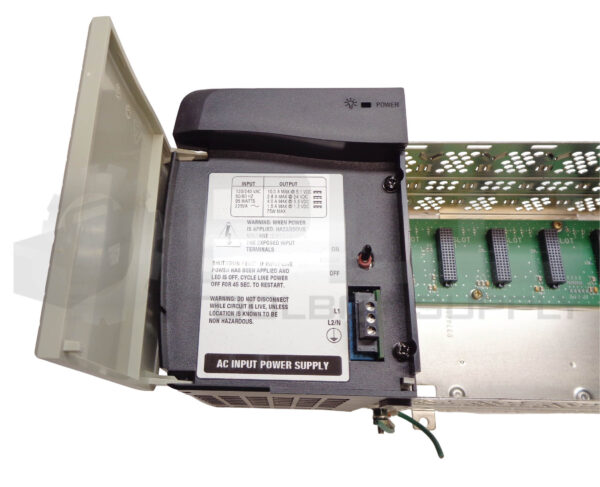 ALLEN BRADLEY 1756-PA72 /B POWER SUPPLY AC W/ 1756-A13 /B 13 SLOT CHASSIS - Image 3