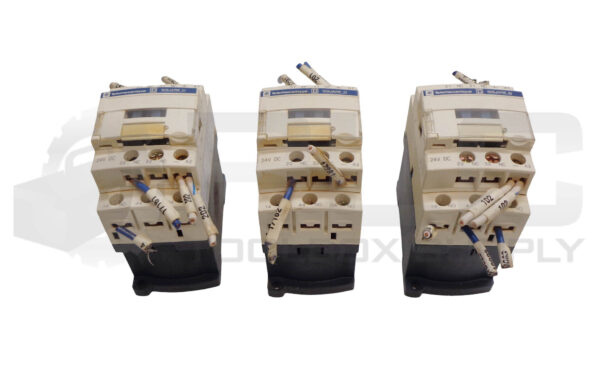 LOT OF 3 SCHNEIDER/TELEMECANIQUE CAD32 BD CONTROL RELAYS 10A