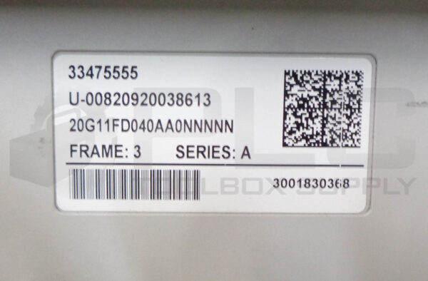 ALLEN BRADLEY 20G11 F D 040 AA0NNNNN SER A POWERFLEX 755 AC DRIVE *READ* - Image 12