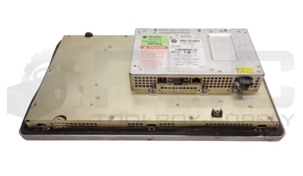 ALLEN BRADLEY 2711P-B10C4D1 SER A PANELVIEW PLUS W/ 2711P-RP SER G LOGIC MODULE - Image 3