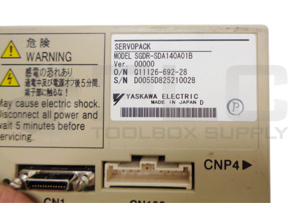 YASKAWA SGDR-SDA140A01B SERVO AMPLIFIER SERVOPACK - Image 4