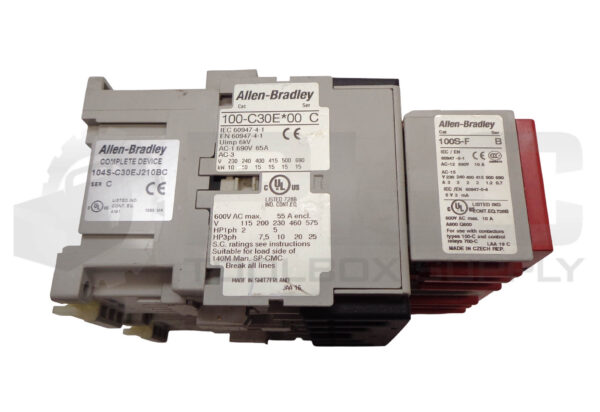 ALLEN BRADLEY 104S-C30EJ210BC SER C SAFETY REVERSING CONTACTORS 24VDC E - Image 6