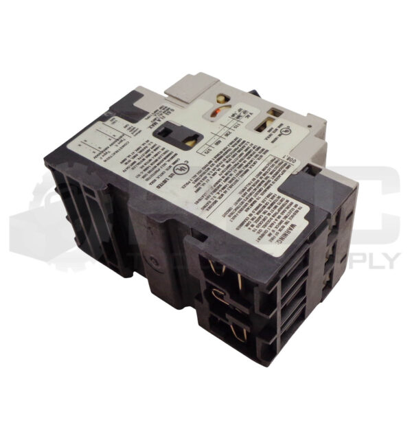 ALLEN BRADLEY 140M-C2E-A63 /C CIRCUIT BREAKER W/ 140M-C-AFAR10A01 /A AUX CONTACT - Image 2