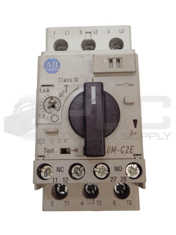 ALLEN BRADLEY 140M-C2E-B16 /C CIRCUIT BREAKER W/ 140M-C-AFAR10A01 /A AUX CONTACT - Image 3