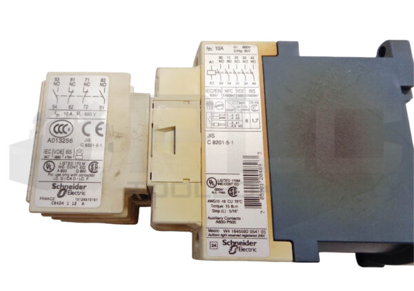 SCHNEIDER /TELEMECANIQUE CAD72REQ3828G5 CONTROL RELAY 10A*READ* - Image 4