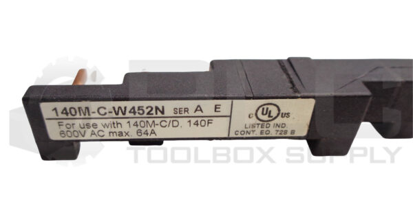 ALLEN BRADLEY 140M-C-W452N SER A COMPACT BUSBAR 3PH 64A - Image 4