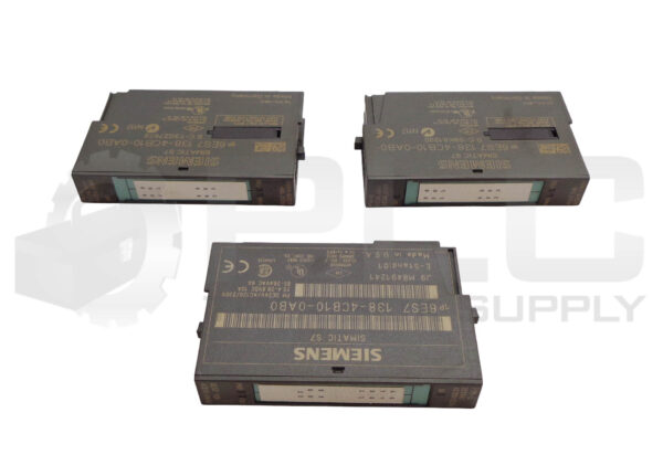 LOT OF 3 SIEMENS 6ES7 138-4CB10-0AB0 SIMATIC S7 POWER MODULES