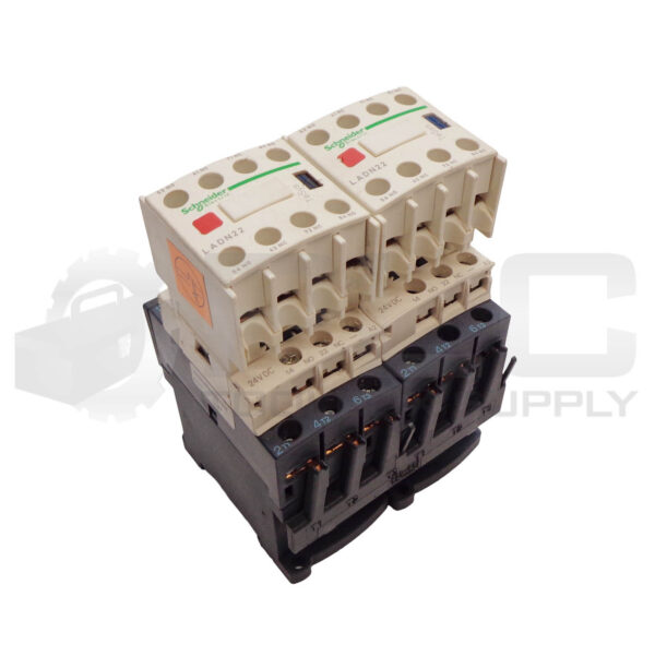 SCHNEIDER / TELEMECANIQUE LC2D18REQ3827G19 REVERSING CONTACTOR LAD4TBDL 802546