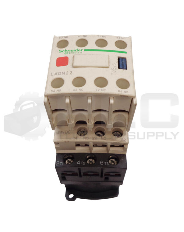 SCHNEIDER / TELEMECANIQUE LC1D18REQ3826G21 CONTACTOR 24VDC LAD4TBDL 802546 - Image 4