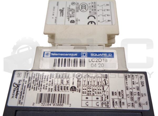 SCHNEIDER / TELEMECANIQUE LC2D18 CONTACTOR 24VDC - Image 6