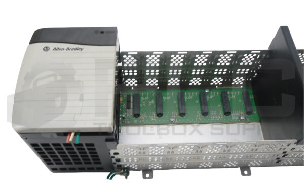 ALLEN BRADLEY 1756-PB75 /B POWER SUPPLY 24VDC 13A W/ 1756-A13 /B CHASSIS 13 SLOT - Image 2
