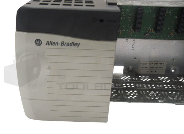 ALLEN BRADLEY 1756-PB75 /B POWER SUPPLY 24VDC 13A W/ 1756-A13 /B CHASSIS 13 SLOT - Image 5