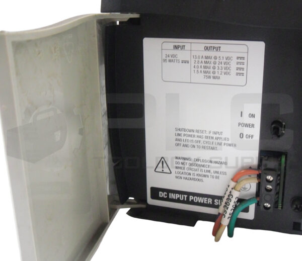 ALLEN BRADLEY 1756-PB75 /B POWER SUPPLY 24VDC 13A W/ 1756-A13 /B CHASSIS 13 SLOT - Image 6