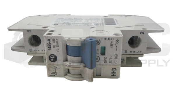 LOT OF 3 ALLEN BRADLEY 1489-A1C100 /A CIRCUIT BREAKER 10A W/ 1489-AAHH3 /A - Image 4