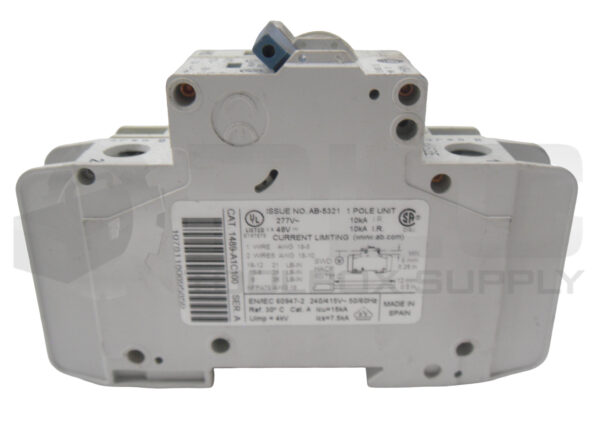 LOT OF 3 ALLEN BRADLEY 1489-A1C100 /A CIRCUIT BREAKER 10A W/ 1489-AAHH3 /A - Image 6