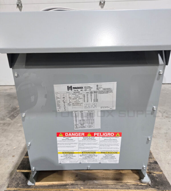 MADDOX MIT-DRY-119 INDUSTRIAL TRANSFORMER 1PH 15KVA 60HZ - Image 6