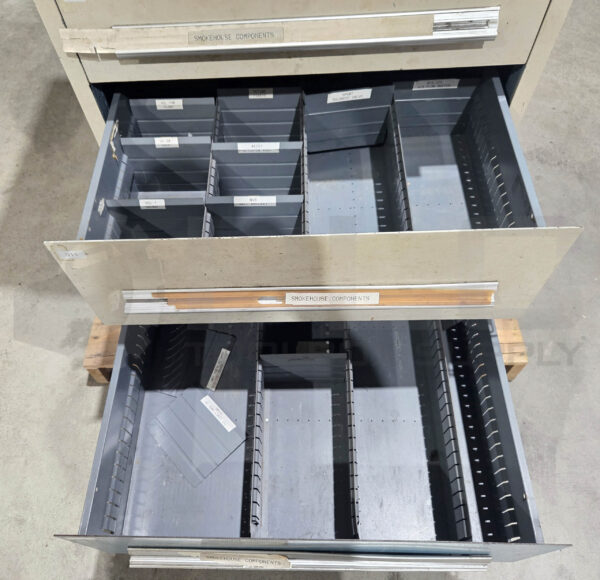 STANLEY VIDMAR TOOL CABINET CHEST STORAGE, 11 DRAWER, 28"D X 30"W X 59"H - Image 8