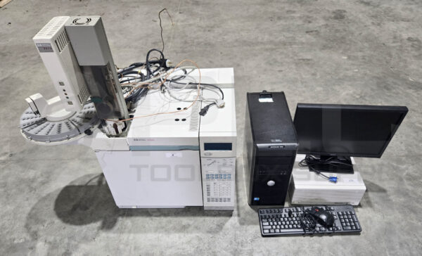 AGILENT HP 6890 SERIES GC SYSTEM W/ G1530A CHROMATOGRAPH & 7673 INJECTOR