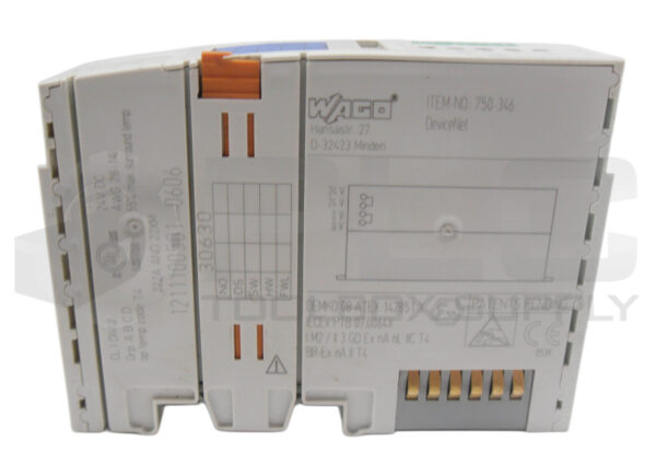WAGO 750-346 DEVICENET COMMUNICATION INTERFACE MODULE 24VDC - Image 6