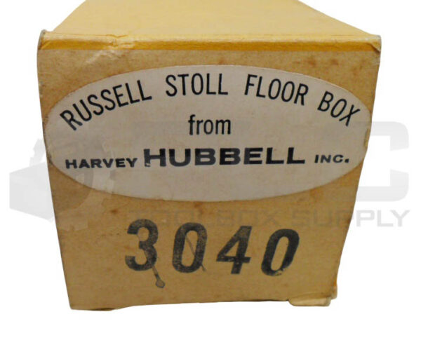 NEW HUBBELL 3040 RUSSELL STOLL FLOOR BOX *READ* - Image 6
