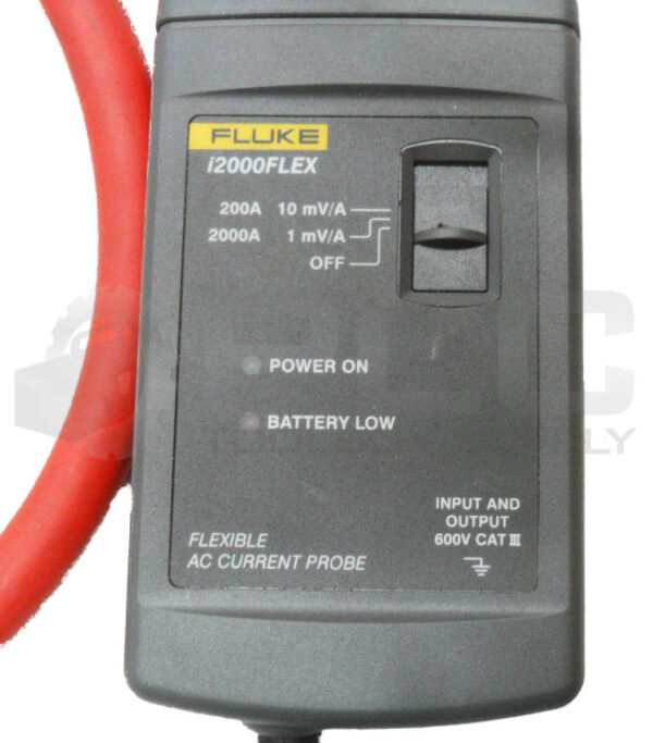 NEW FLUKE I2000FLEX FLEXIBLE AC CURRENT PROBE 200-2000A - Image 2
