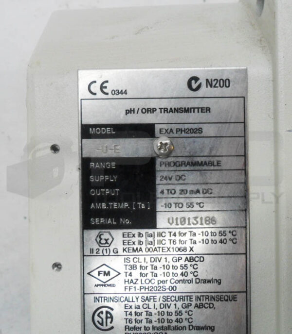 NEW YOKOGAWA EXA PH202S -U-E PH/ORP TRANSMITTER 24VDC *READ* - Image 6