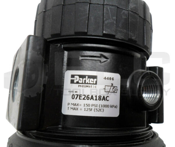 NEW PARKER 07E26A18AC PNEUMATIC REGULATOR 150PSI 125DEG F - Image 4