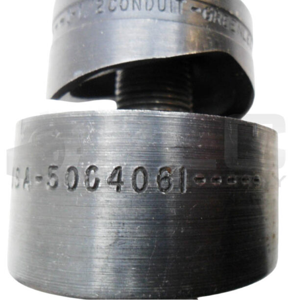 NEW GREENLEE 500-6978 KNOCKOUT PUNCH 1-1/2" W/ 5004061 KNOCKOUT DIE 1-1/2" - Image 4