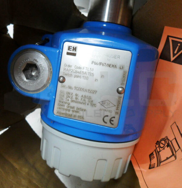 NEW ENDRESS + HAUSER FTL51-RAP2CB4E5A LIQUIPHANT M LEVEL SWITCH - Image 5